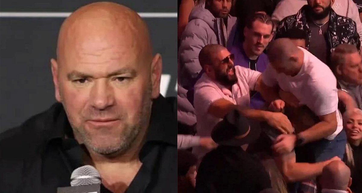 Dana White “Got Mad” Back Stage Reveals Gilbert Burns After Kids and Wife’s Unfortunate Involvement During Sean Strickland, Dricus Du Plessis Brawl at UFC 296