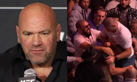 Dana White “Got Mad” Back Stage Reveals Gilbert Burns After Kids and Wife’s Unfortunate Involvement During Sean Strickland, Dricus Du Plessis Brawl at UFC 296