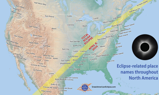 These eclipse-themed places will experience totality on April 8, 2024