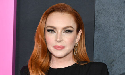 Lindsay Lohan Stuns in ‘Fetch’ Black Cutout Dress at ‘Mean Girls’ Premiere 6 Months After Giving Birth to 1st Child
