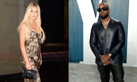 Khloe Kardashian & Ex Brother-in-Law Kanye West Share Hug at Nephew Saint’s Basketball Game: Photos