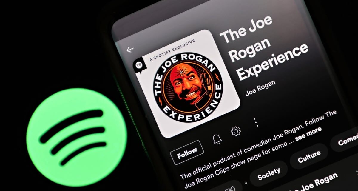 Spotify is signing Joe Rogan to a multi-year deal worth $250 million