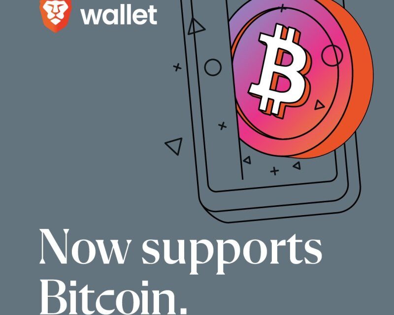 Brave Wallet Integrates Bitcoin Support For Its 60 Million Users