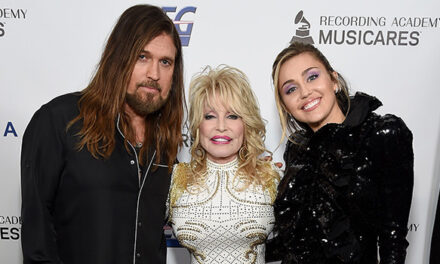 Billy Ray Cyrus Poses With Wife Firerose & Miley’s Godmother Dolly Parton in Sweet New Photo