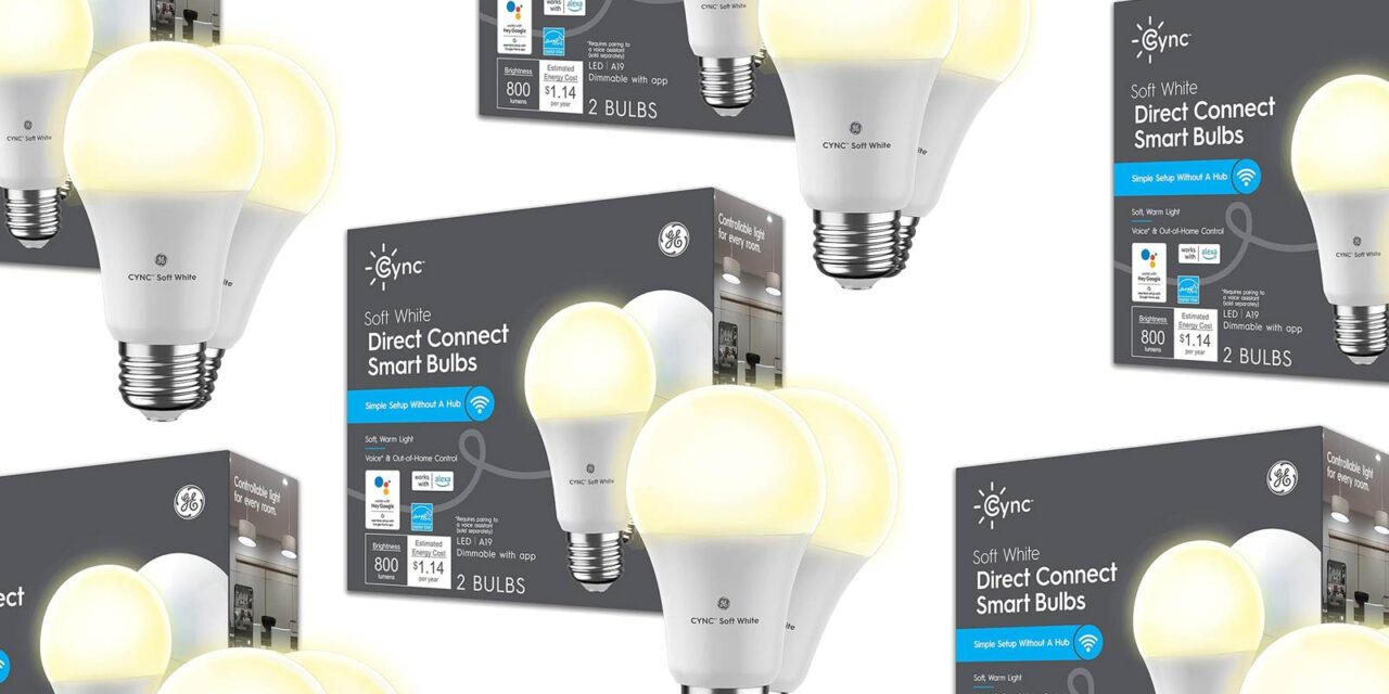 Grab these deep discounts on GE CYNC lighting: Bulbs, strips, dimmers, and more