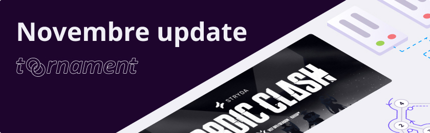 What is new in November on Toornament?