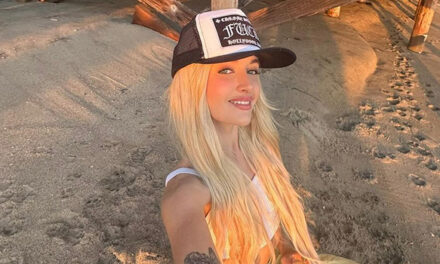 Charlie Sheen & Denise Richards’ Daughter Sami Rocks Tiny Thong Bikini & Cowboy Hat in Sexy New Photos From Island Getaway
