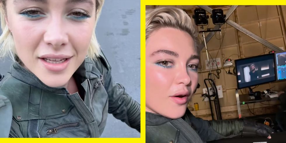 Florence Pugh Just Broke the Marvel Rules and Posted From the Set of <em>Thunderbolts</em>