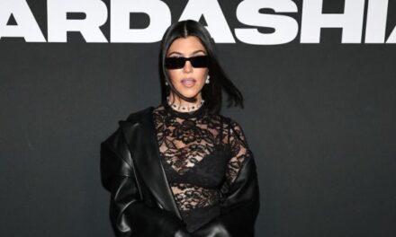 Kourtney Kardashian Goes Topless in Black Lace Lingerie While Breast-Pumping: ‘That’s Life’