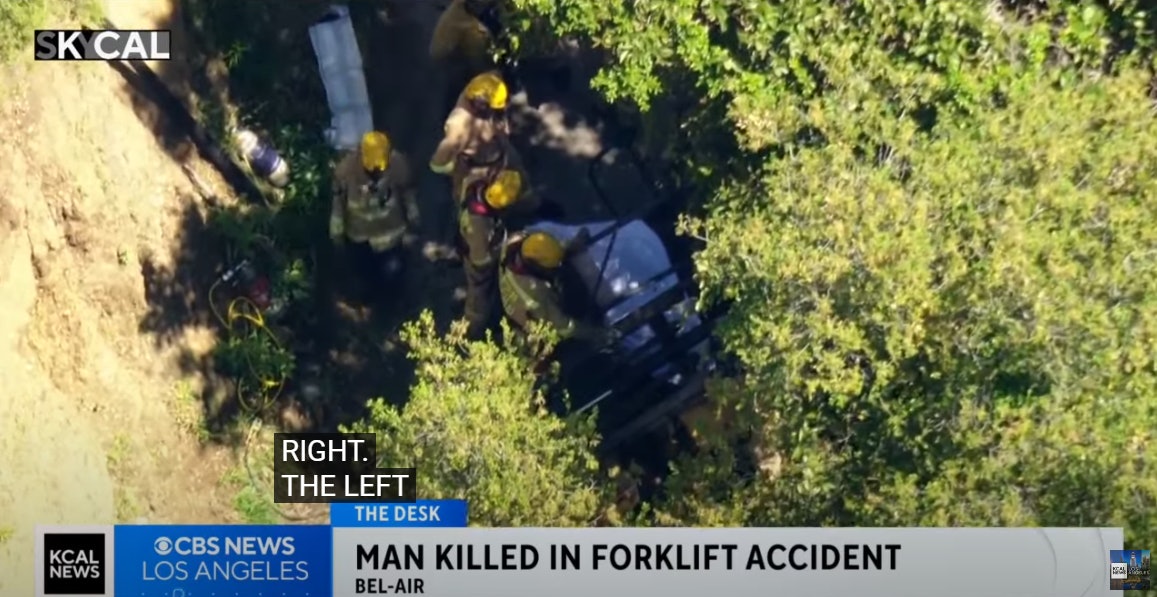 Los Angeles Construction Worker Dies After Forklift Tips Over