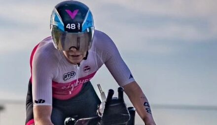 Marta Sanchez runs to beautiful victory Ironman South Africa