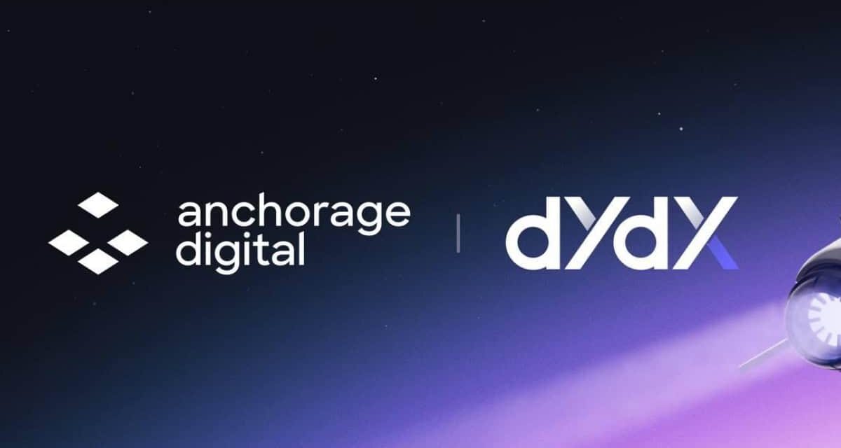 Anchorage Digital Adds Support for Native DYDX Staking