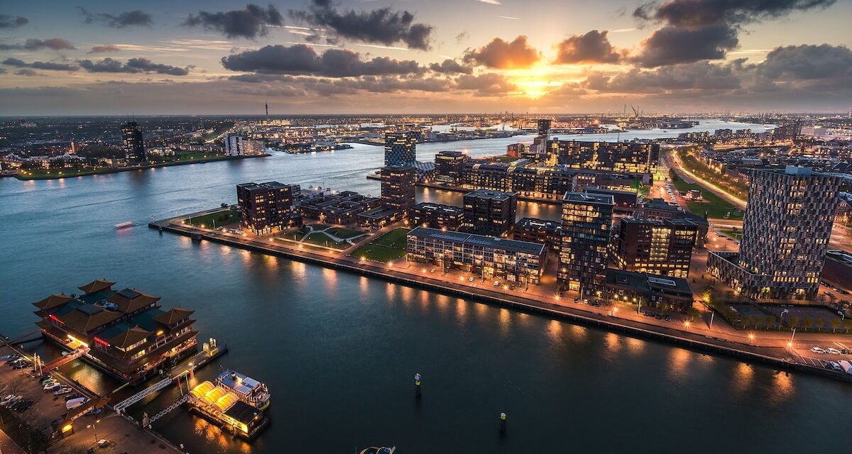 Visit Rotterdam as it transforms itself into a floating city