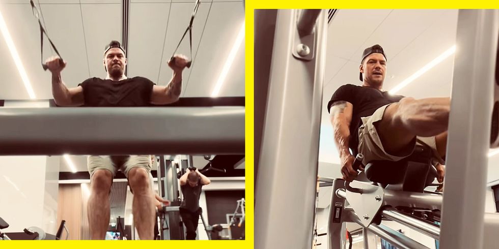 Alan Ritchson Shows Off His Pre-Naked Scene Pump Up Workout Before Filming <em>Reacher</em> Season 3
