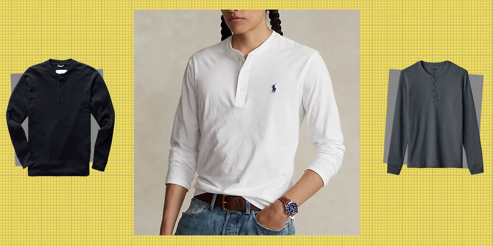 The Best Henley Shirts for Men that Work All Year, Tested by Style Editors
