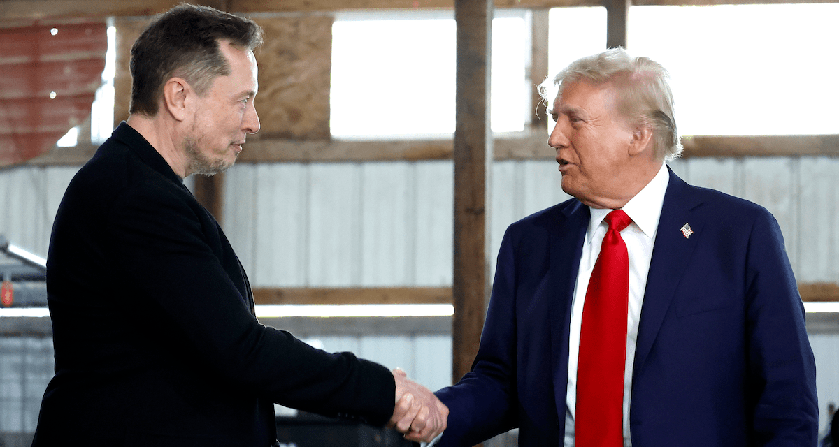 Elon Musk Crashing Trump’s Jeff Bezos Dinner at Mar-a-Lago Mocked as ‘Deranged’