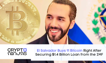 El Salvador Buys 11 Bitcoin Right After Securing $1.4 Billion Loan from the IMF