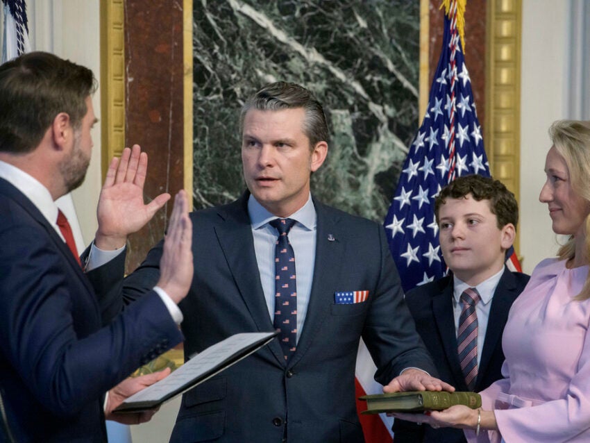 Hegseth is quickly sworn in as defense secretary after dramatic Senate vote