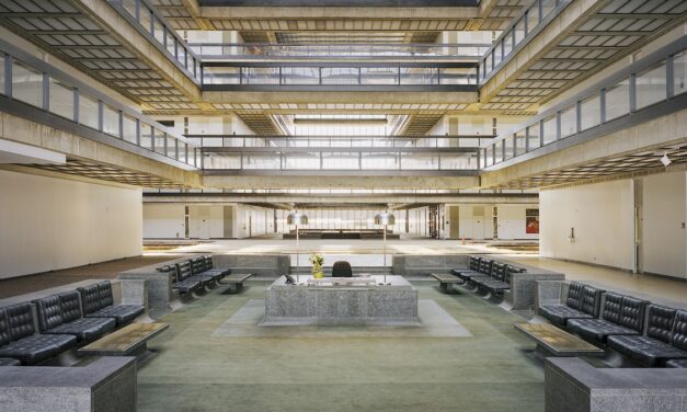 Severance is filmed in a real office building—one that reimagined corporate life