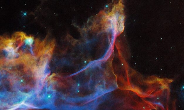 Candy-colored atoms shine in new image of the Veil Nebula