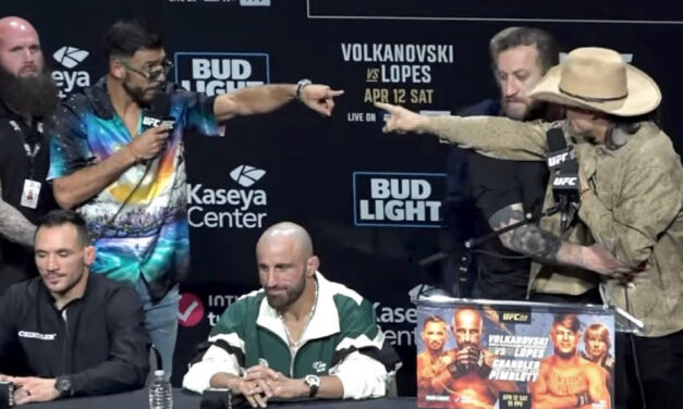Diego Lopes and Yair Rodriguez have heated exchange at UFC 314 Press Conference