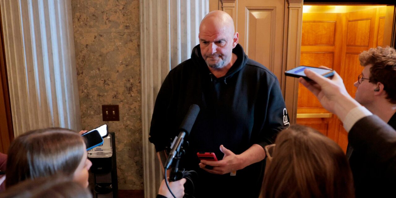 Fetterman’s Support Tanking Among His Fellow Democrats, Poll Shows