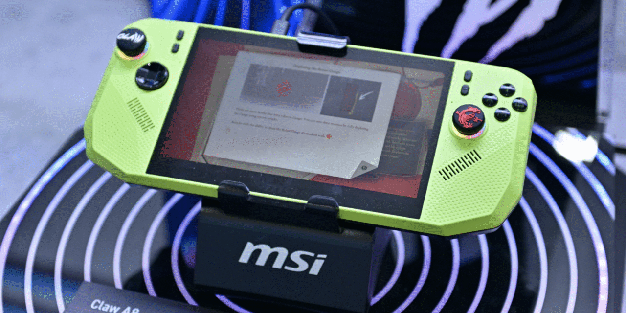 MSI’s new Claw gaming handheld switches to AMD guts