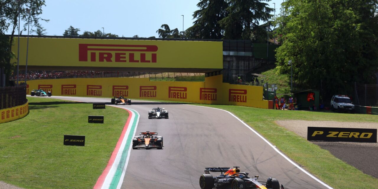 Another sign points at Imola’s F1 exit