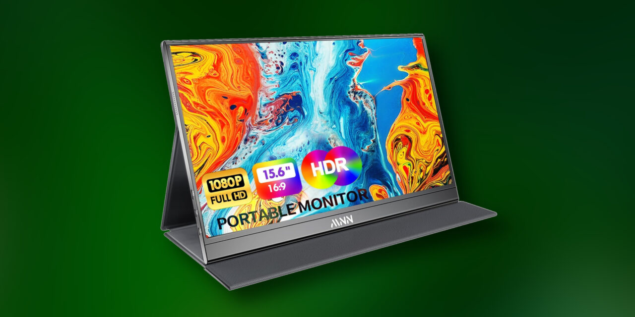 This ultra-thin 15.6-inch portable laptop monitor is at its lowest price