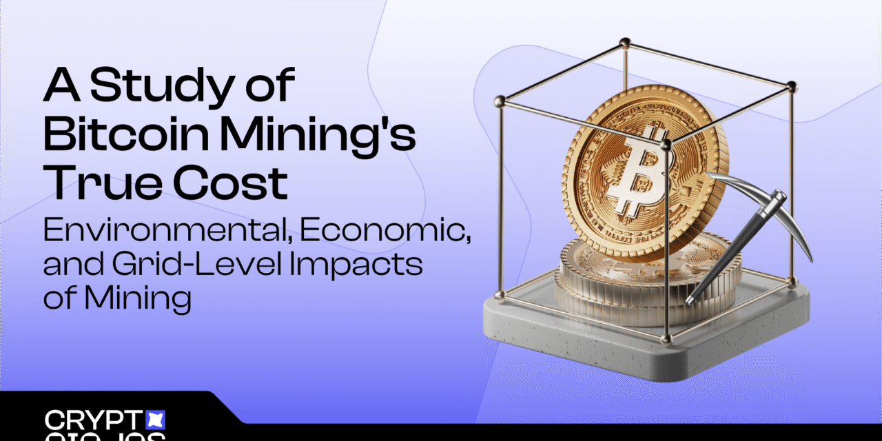 A Study of Bitcoin Mining’s True Cost: Environmental, Economic, and Grid-Level Impacts of Mining