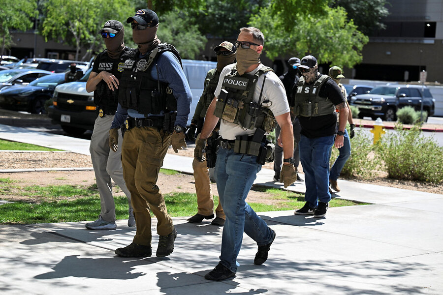 Masks on ICE agents ignite pushback. When can officials block their faces?