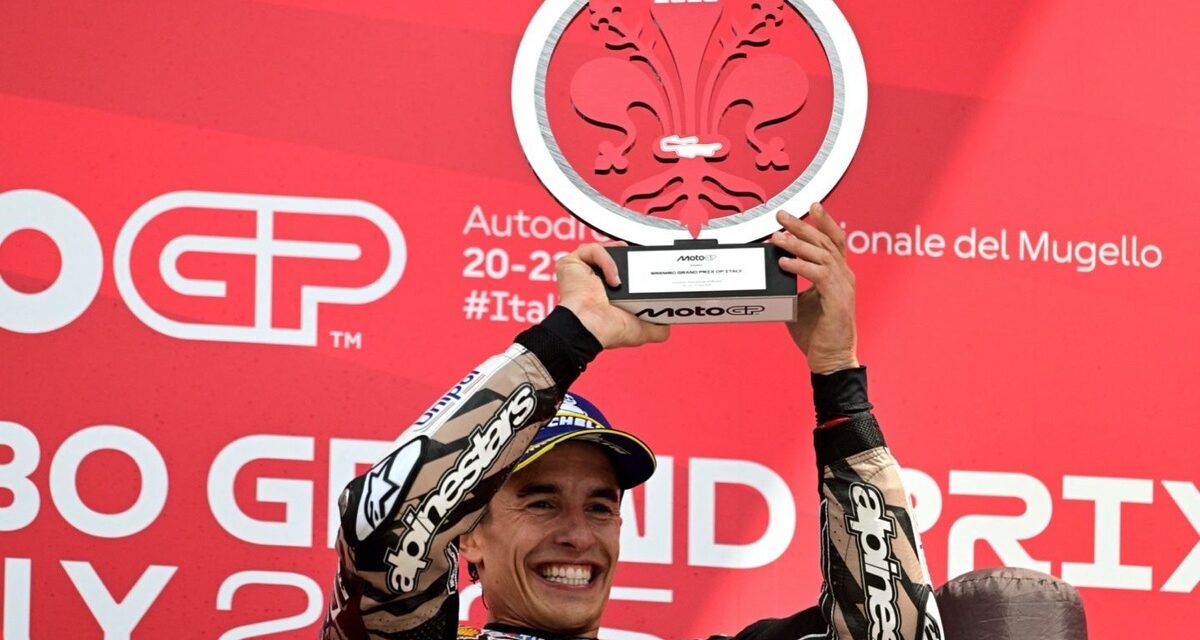 MotoGP Italian GP: Marc Marquez sees off early challenge for dominant win
