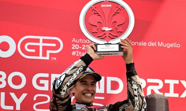 MotoGP Italian GP: Marc Marquez sees off early challenge for dominant win