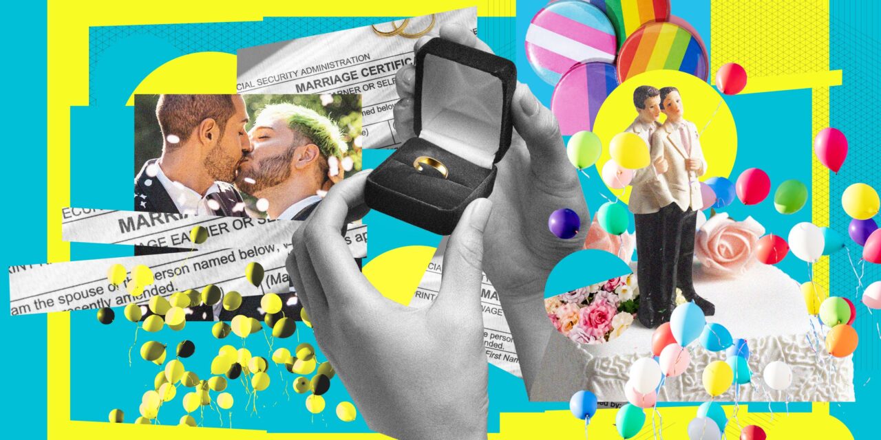 As LGBTQ+ Couples Rush To Get Married, ‘Stand In’ Families Are Transforming Queer Wedding Traditions