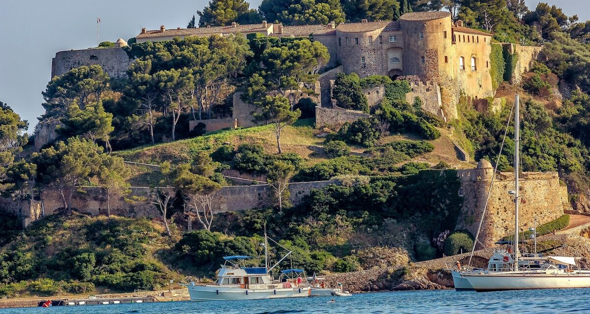 Where do French presidents unwind? This stunning medieval fortress on the French Riviera.