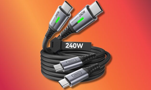 Snag a pair of ultra-fast 240W USB-C cables for only $11 right now
