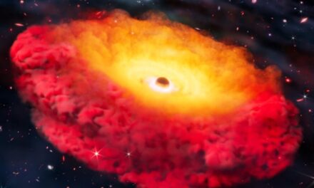 A black hole over 1.3 trillion times more massive than the Earth: The oldest ever recorded