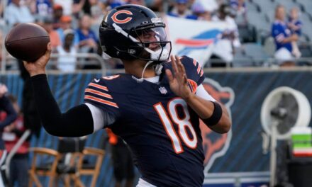 ‘Still Garbage’ — NFL Fans Rip Caleb Williams for Taking an Awful Sack in Preseason Game vs. Chiefs