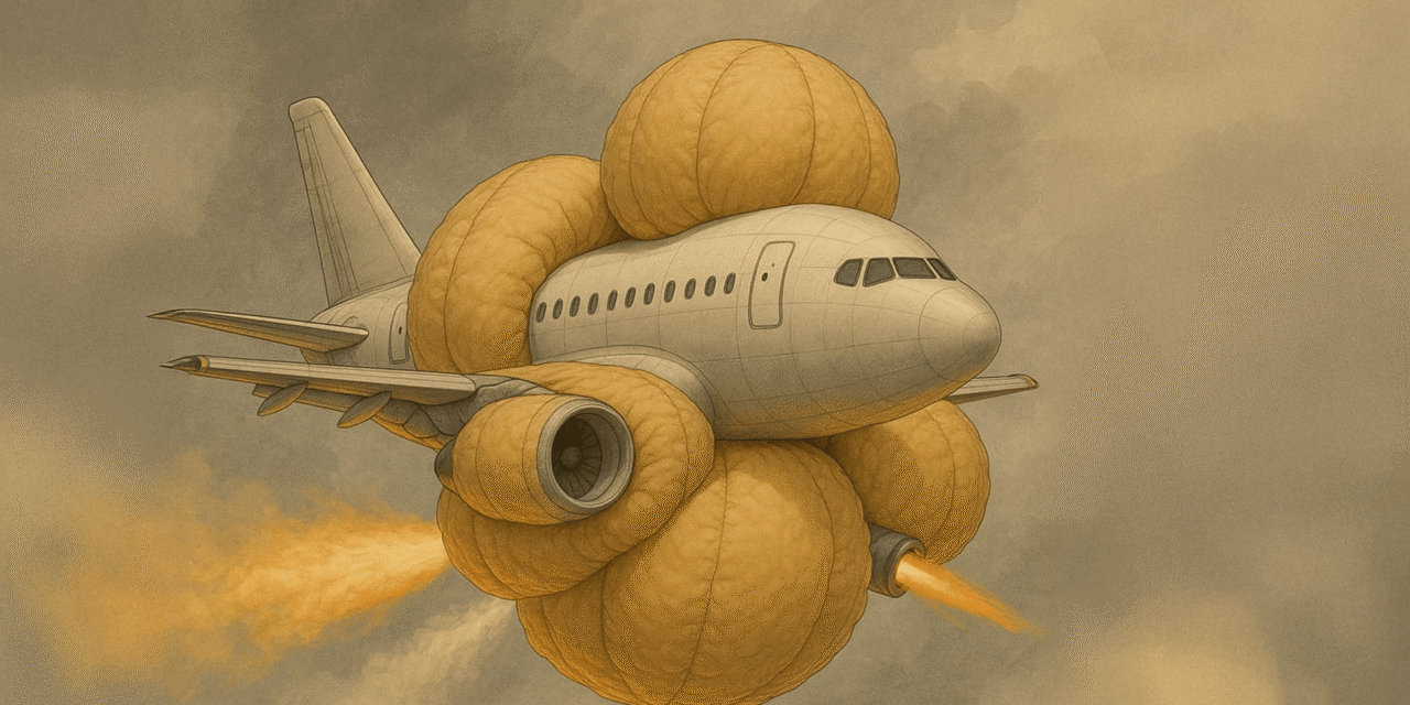 Engineers propose massive airbags for airplanes