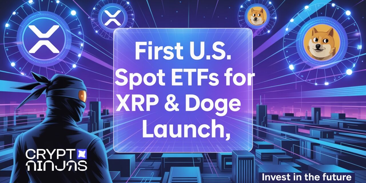 First U.S. Spot ETFs for XRP & DOGE Launch Tomorrow, Tap Into $167B Altcoin Surge