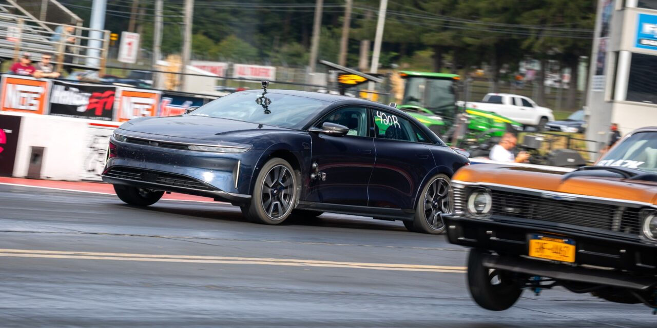 We Brought an EV to HOT ROD’s Gasoline-Drenched Quarter-Mile Gunfight