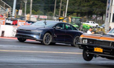 We Brought an EV to HOT ROD’s Gasoline-Drenched Quarter-Mile Gunfight