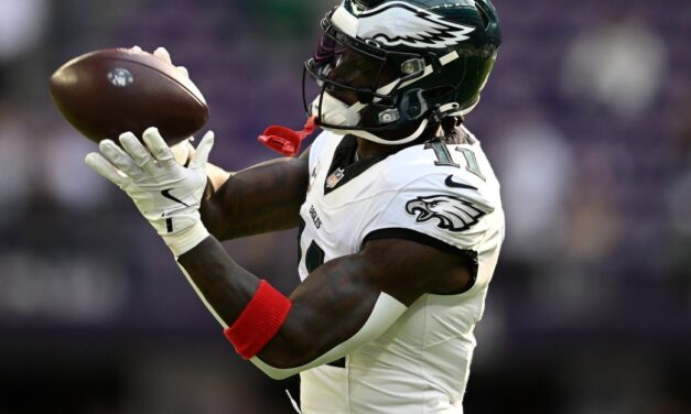 Eagles Injury Report: A.J. Brown misses practice due to hamstring
