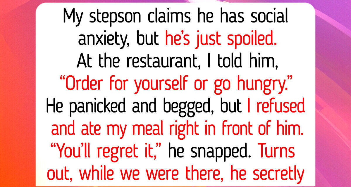 I Refuse to Let My Spoiled Stepson Ruin Our Family