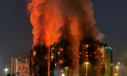 13 People Killed In Fire Engulfing Hong Kong High-Rise Residential Buildings