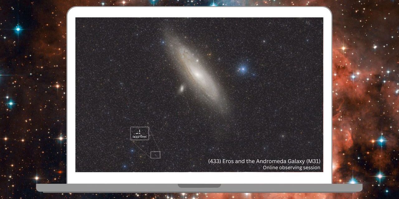 Watch live as near-Earth asteroid Eros buzzes the Andromeda Galaxy on Nov. 30 (video)