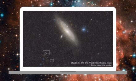 Watch live as near-Earth asteroid Eros buzzes the Andromeda Galaxy on Nov. 30 (video)