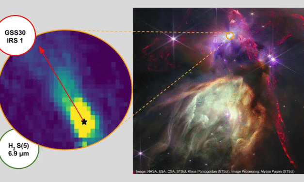 James Webb Space Telescope spies mysterious high-energy radiation in star nursery