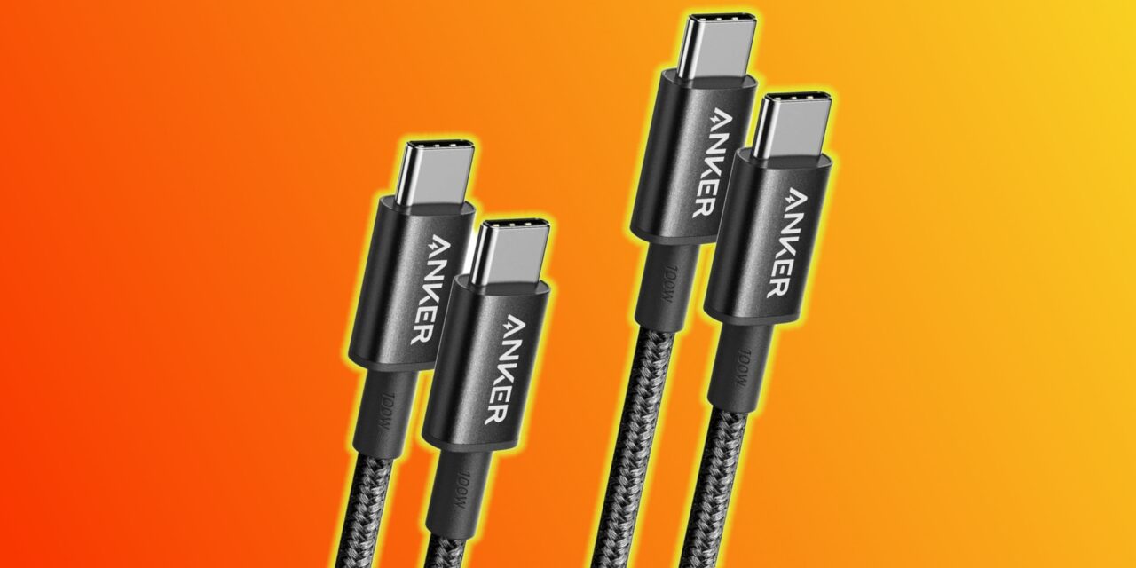 Why wait for Cyber Monday? Get two 100W Anker cables for just $8  now