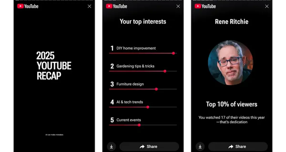 YouTube’s Had Enough of Spotify Wrapped, Introducing ‘YouTube Recap’